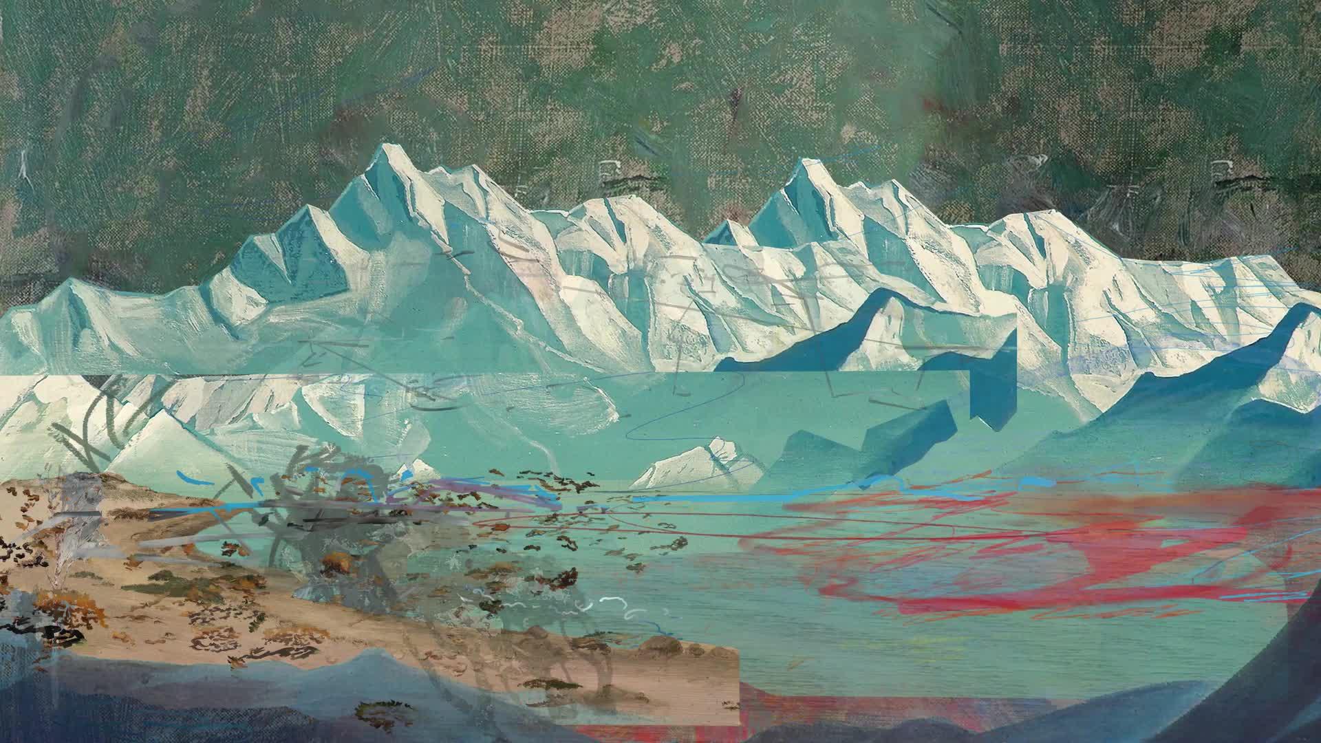 sea of snow Everest 1996 by Petra Cortright