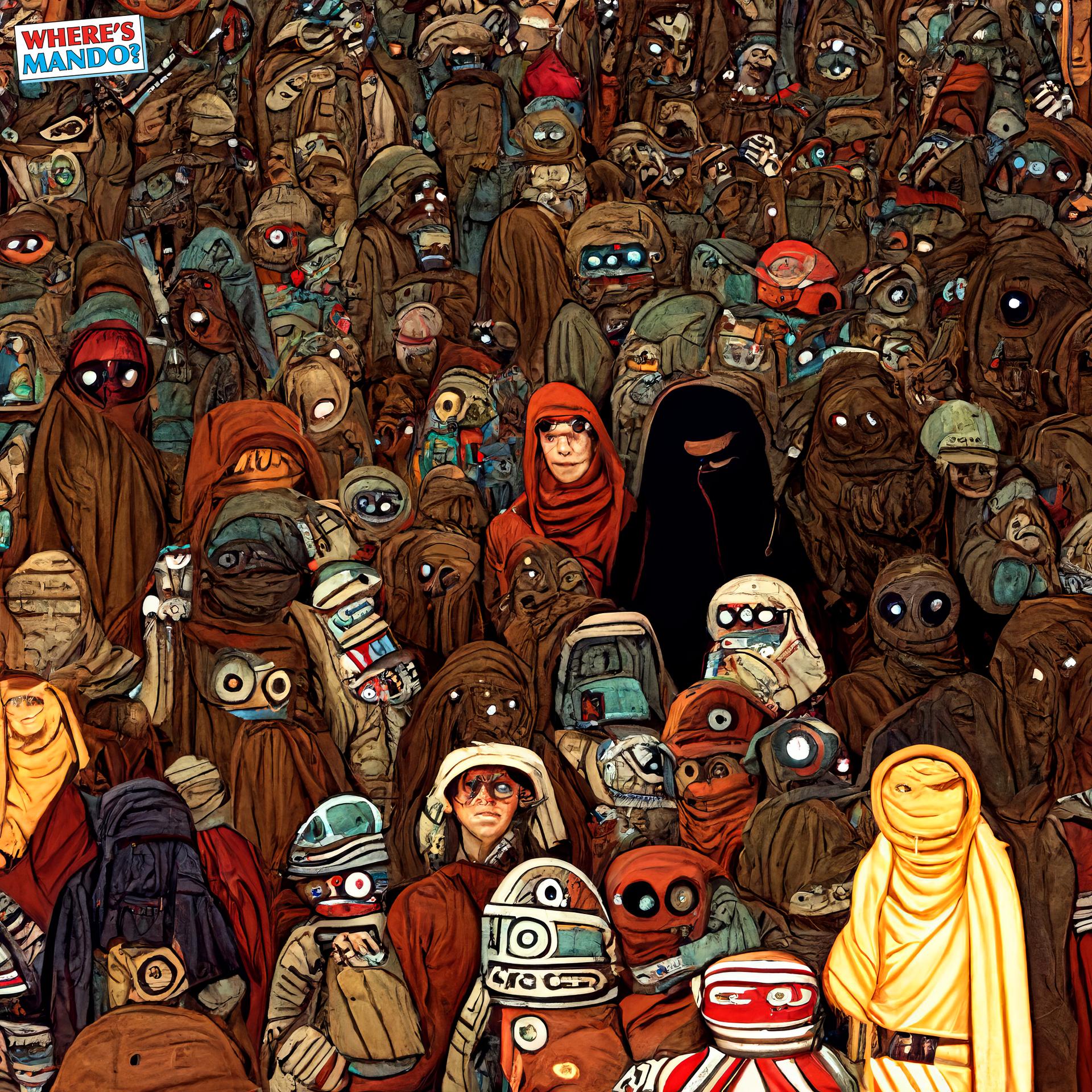 Where's Mando? #3 by Ben Kanizay