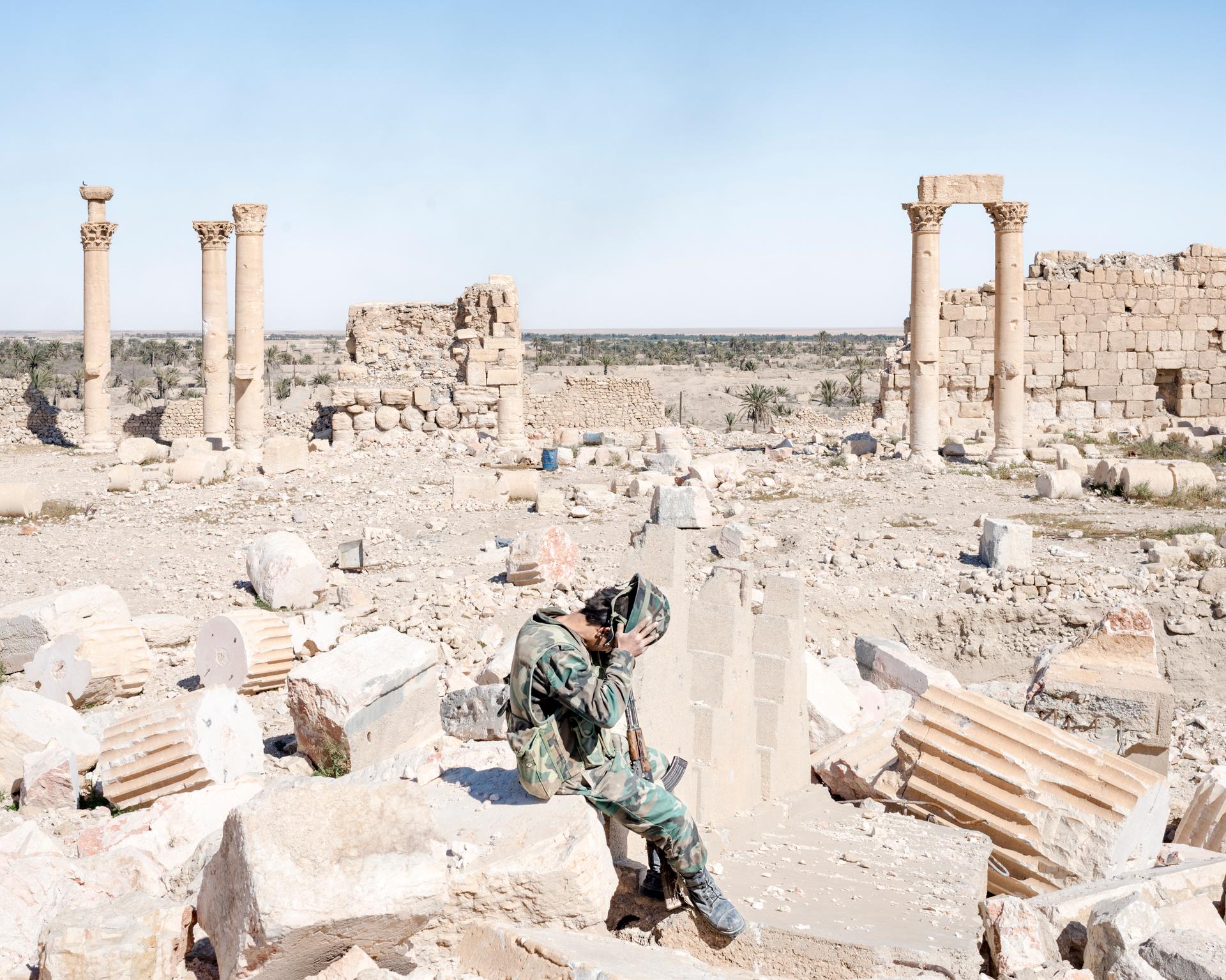Magnum 75 #104 by Lorenzo Meloni. Palmyra, Syria. 2016 by Magnum Photos