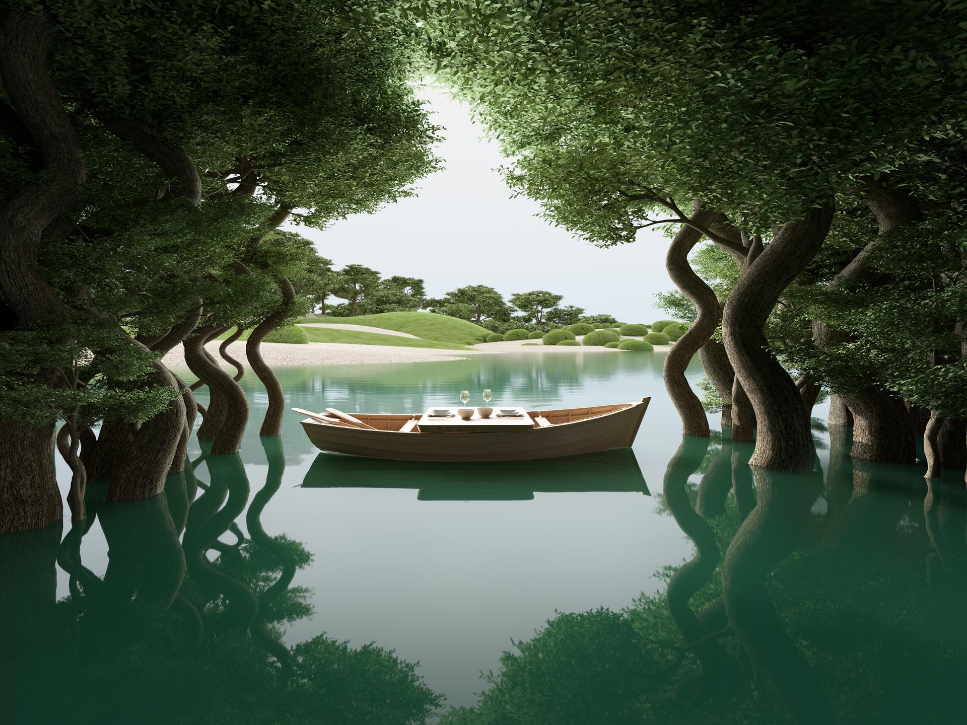 Lunch in a boat by Six N. Five